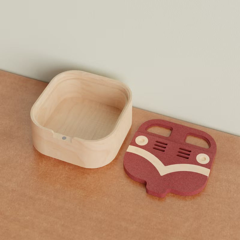 UniWoodesign 阿里山小火車 - 迷你收納盒 / 實木製 2色可選