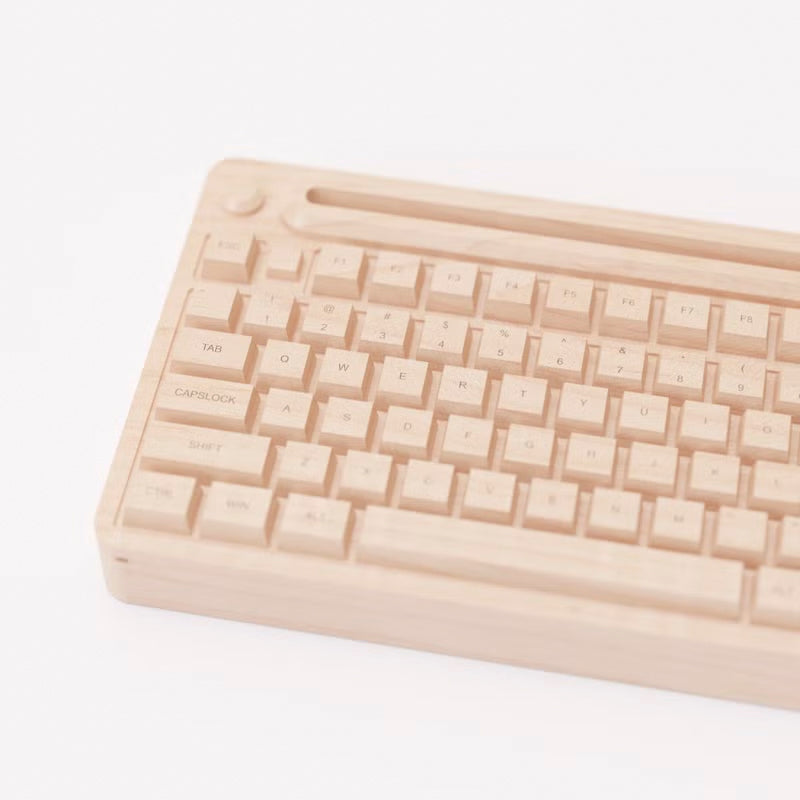 UniWoodesign Mini Keyboard 造型名片盒 / 實木製 磁吸滑蓋 收納