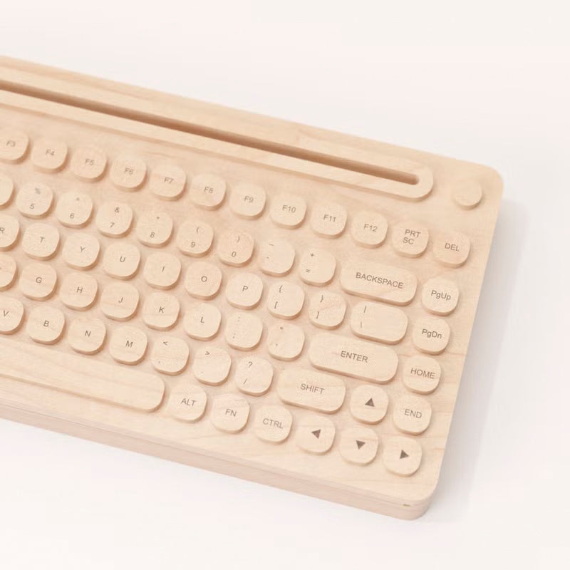 UniWoodesign Mini Keyboard 造型名片盒 / 實木製 磁吸滑蓋 收納