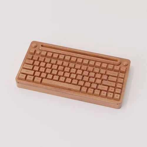 UniWoodesign Mini Keyboard 造型名片盒 / 實木製 磁吸滑蓋 收納