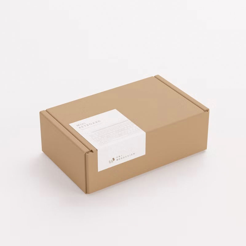 UniWoodesign Mini Keyboard 造型名片盒 / 實木製 磁吸滑蓋 收納