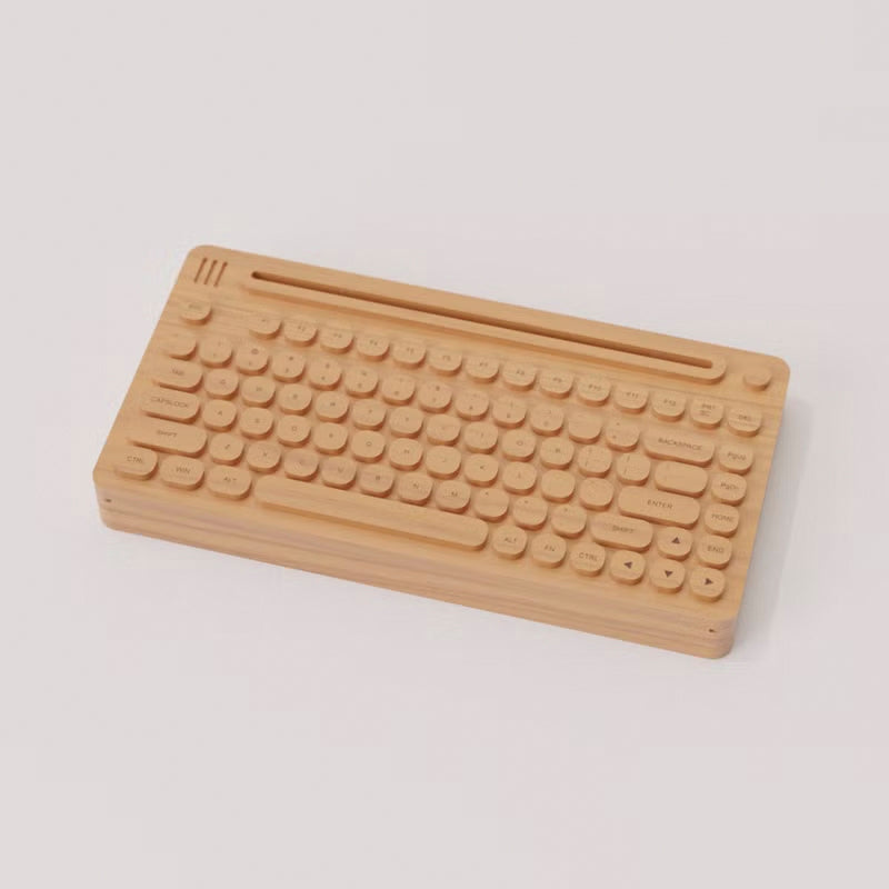 UniWoodesign Mini Keyboard 造型名片盒 / 實木製 磁吸滑蓋 收納