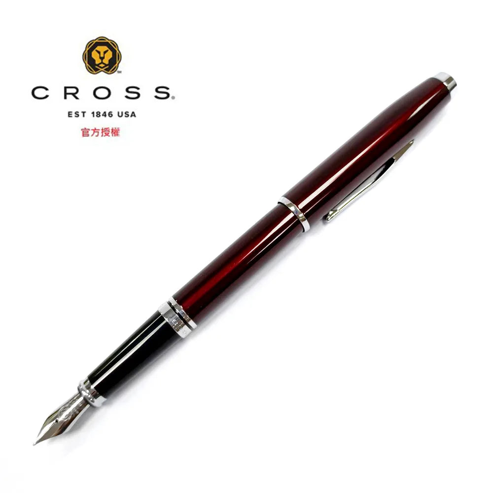 CROSS 高雲系列 藍琺瑯白夾/紅琺瑯白夾 鋼筆