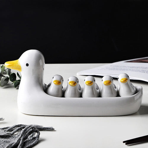 家居生活雜貨鋪 鴨鴨家族筷架套組