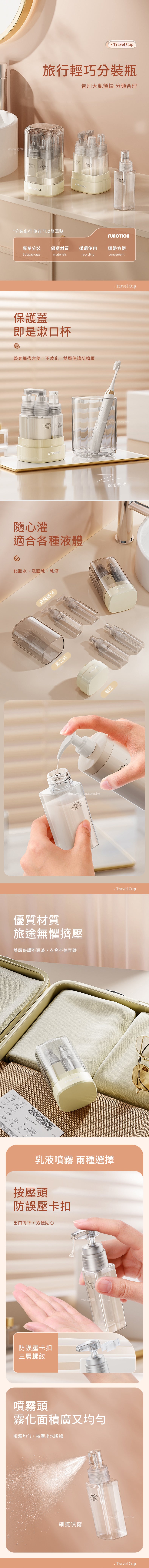 家居生活雜貨舖 旅行輕巧分裝瓶