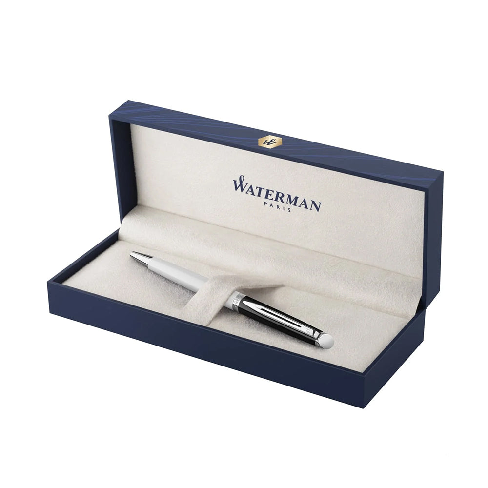 WATERMAN 威迪文 雋雅系列 黑白白夾 原子筆(HEMISPHERE)