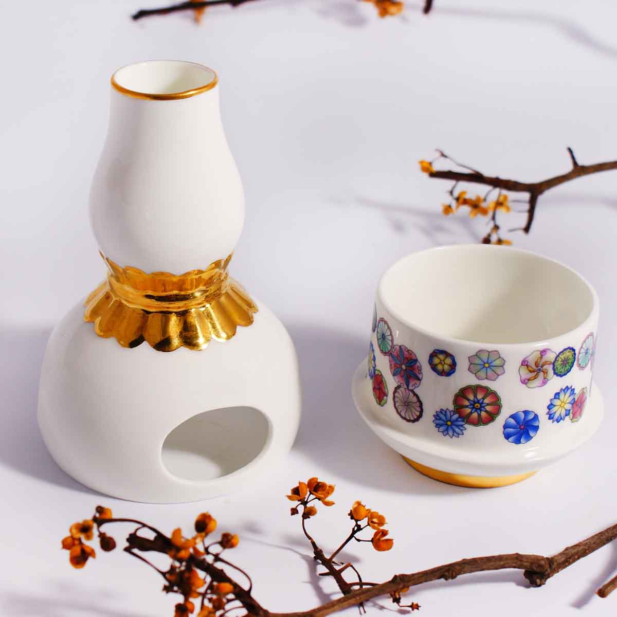 TALES 神話言-花器轉心瓶-月季