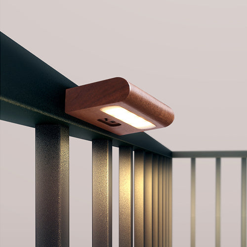 家居生活雜貨舖 實木感應壁燈