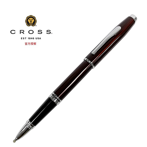 CROSS 高雲系列 藍琺瑯白夾/紅琺瑯白夾 鋼珠筆