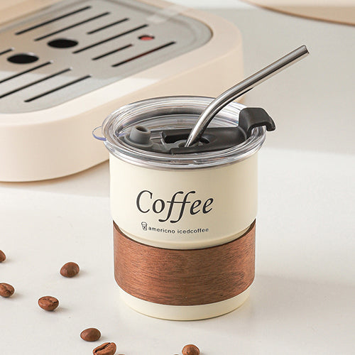 創意小物館 不鏽鋼咖啡吸管杯