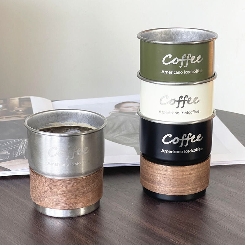 創意小物館 不鏽鋼咖啡吸管杯