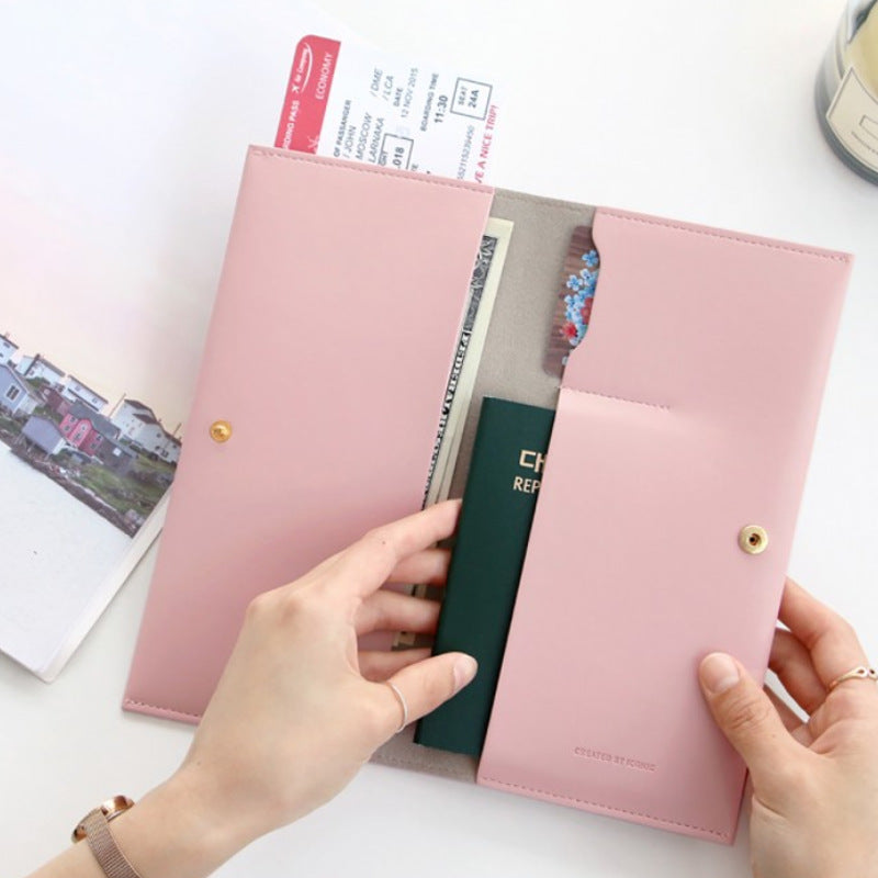 創意小物館 韓版旅行多功能護照夾