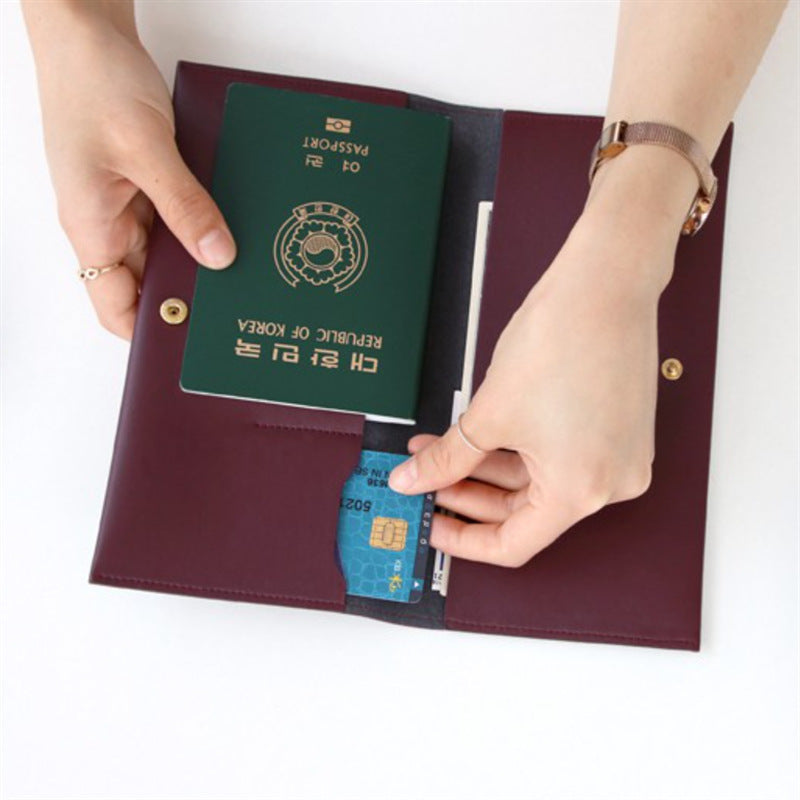 創意小物館 韓版旅行多功能護照夾