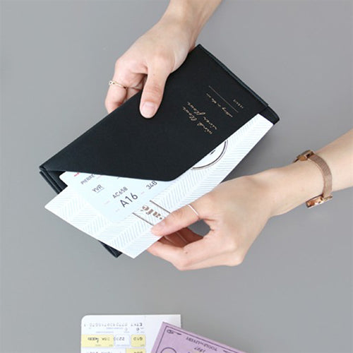創意小物館 韓版旅行多功能護照夾