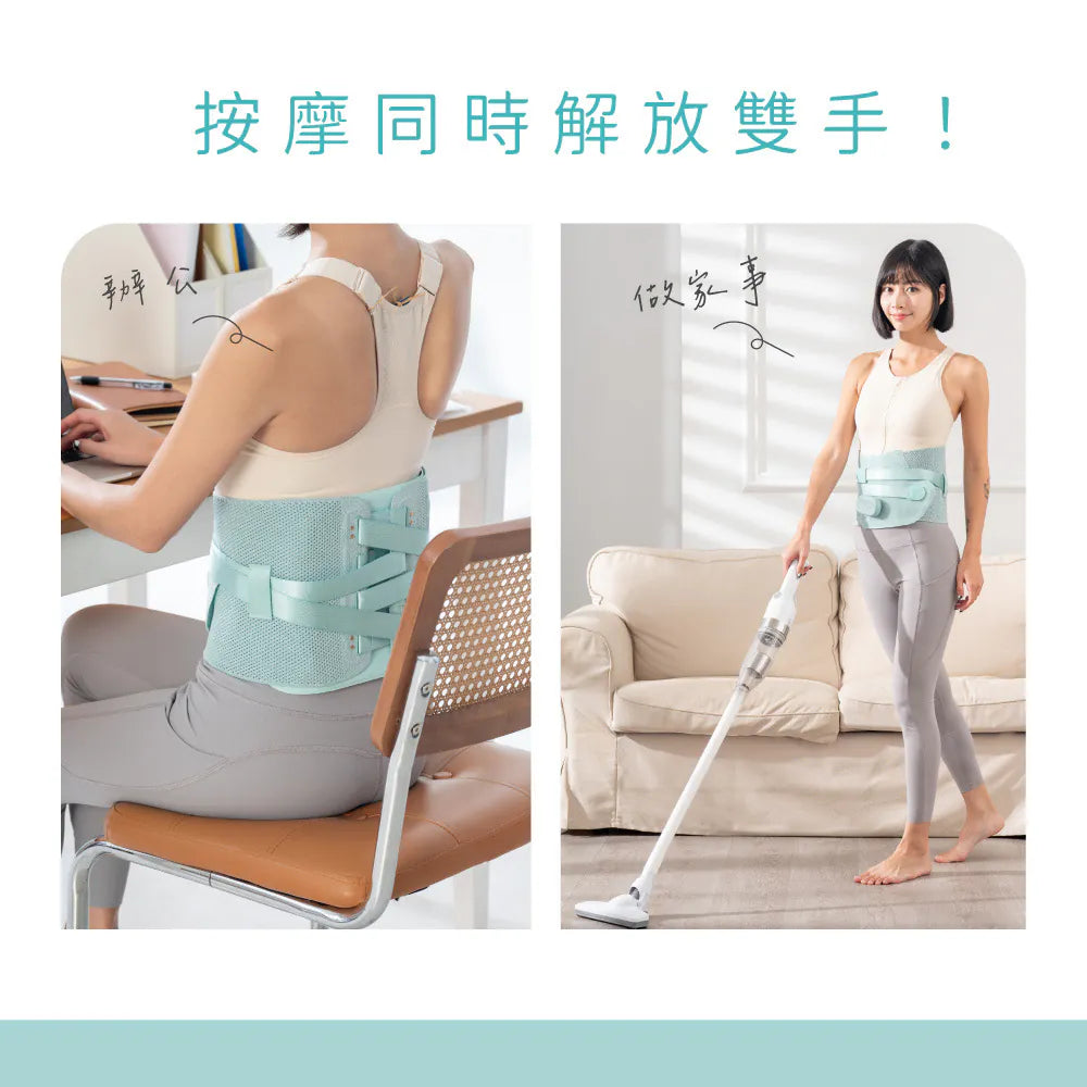 【KINYO】 輕盈護 ‧免持舒緩護腰按摩帶 (IAM-2711)