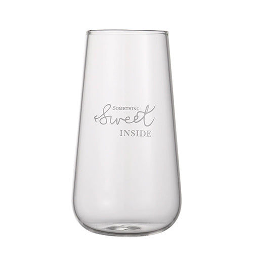 家居生活雜貨舖 簡約耐熱收口玻璃杯