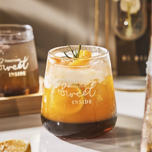 家居生活雜貨舖 簡約耐熱收口玻璃杯