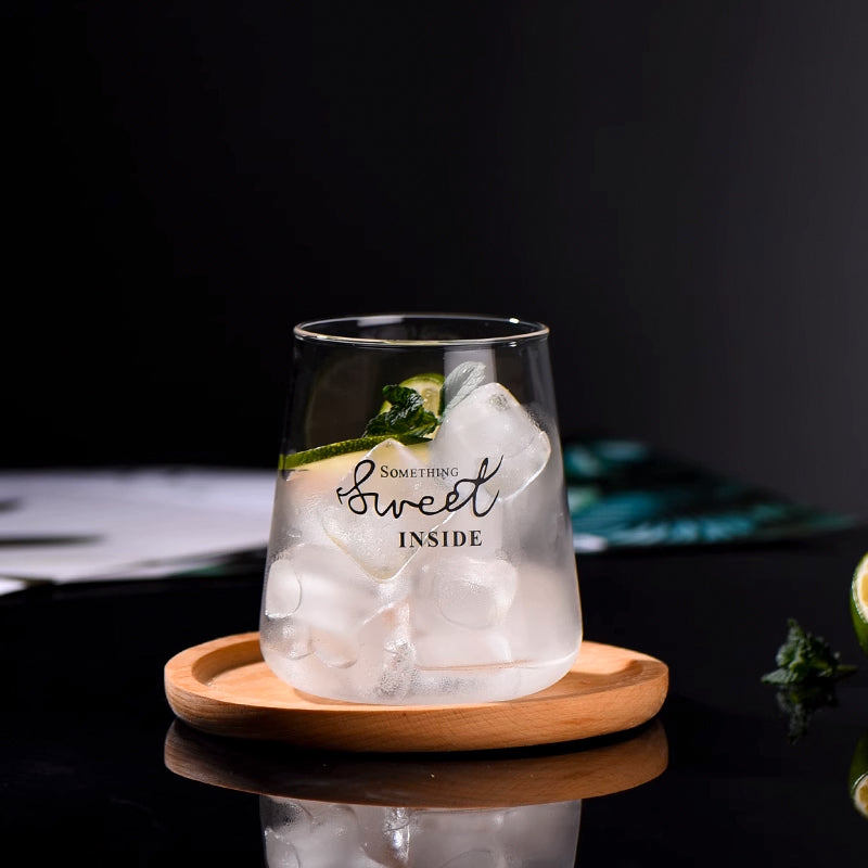 家居生活雜貨舖 簡約耐熱收口玻璃杯