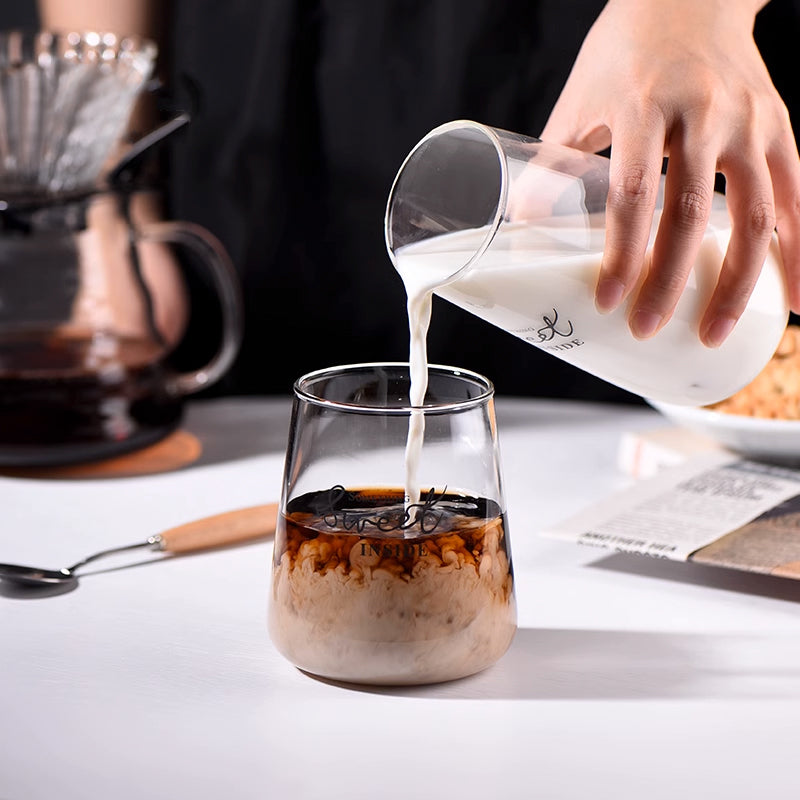 家居生活雜貨舖 簡約耐熱收口玻璃杯