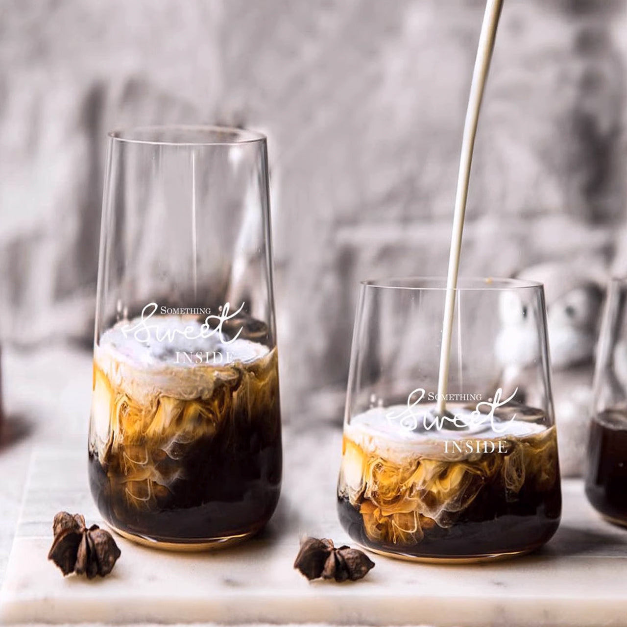 家居生活雜貨舖 簡約耐熱收口玻璃杯