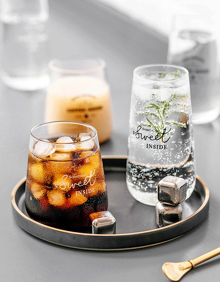 家居生活雜貨舖 簡約耐熱收口玻璃杯