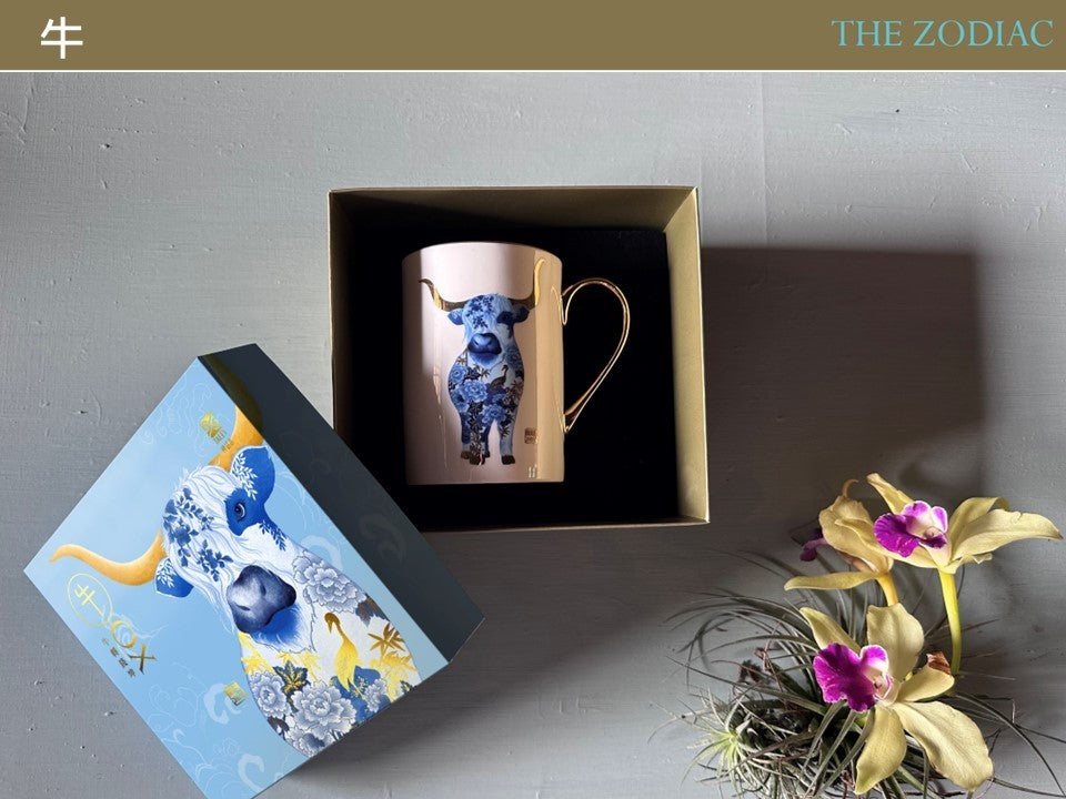 神話言 十二生肖 藝術骨瓷馬克杯