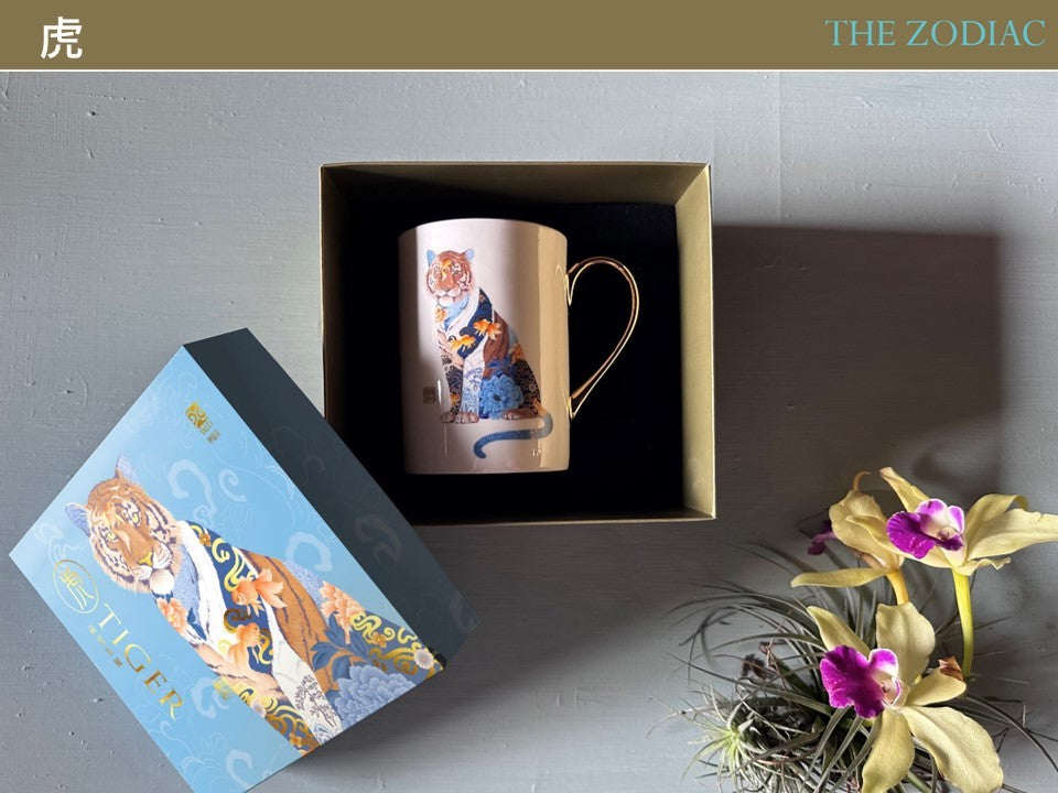 神話言 十二生肖 藝術骨瓷馬克杯