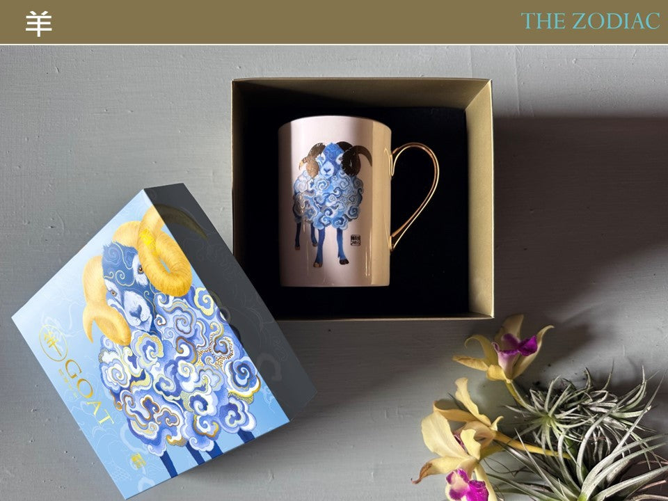 神話言 十二生肖 藝術骨瓷馬克杯
