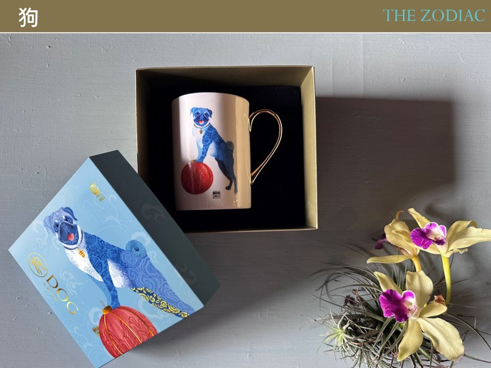 神話言 十二生肖 藝術骨瓷馬克杯