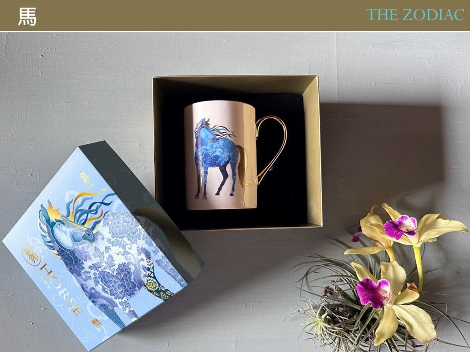神話言 十二生肖 藝術骨瓷馬克杯