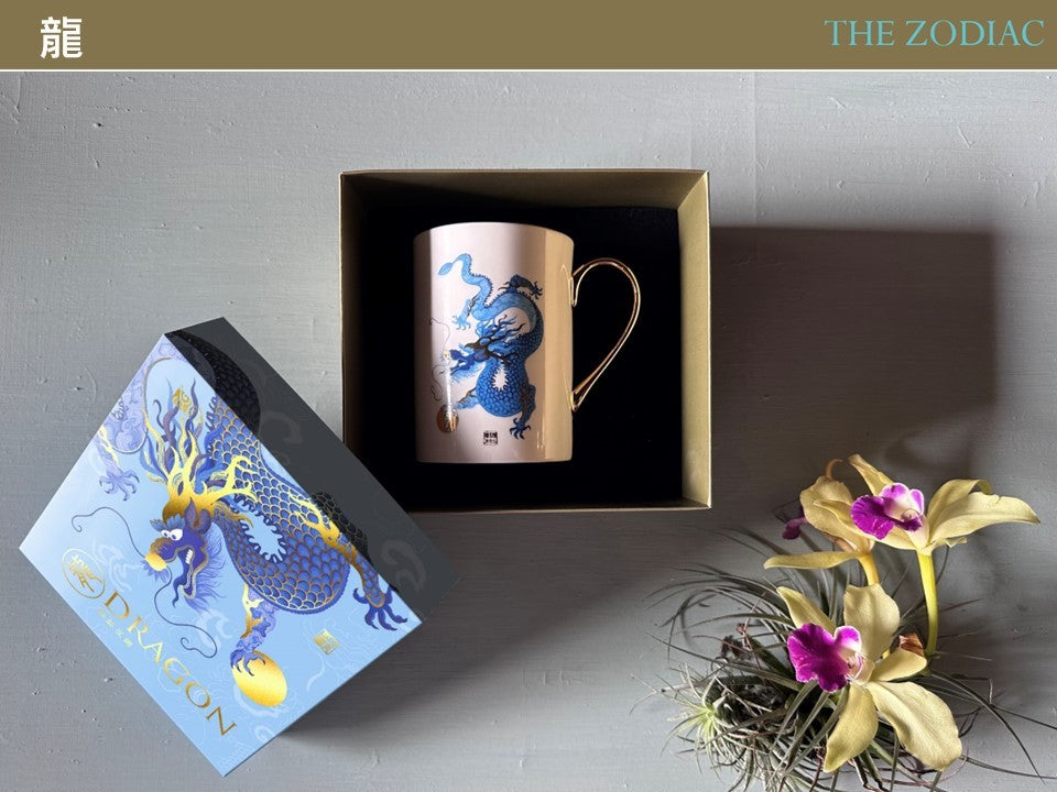 神話言 十二生肖 藝術骨瓷馬克杯