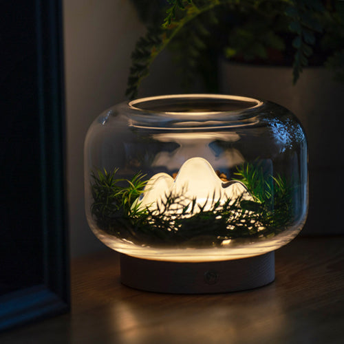 創意小物館 山川四季微景觀香薰夜燈