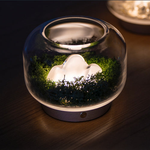 創意小物館 山川四季微景觀香薰夜燈