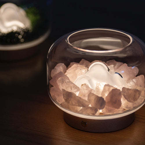 創意小物館 山川四季微景觀香薰夜燈