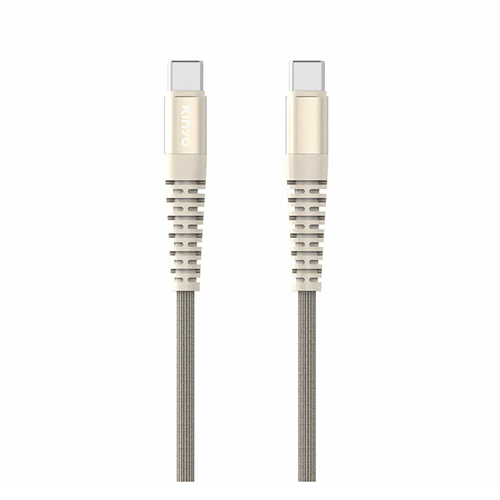 【KINYO】Type-C To Type-C PD 100W超快充數據線 (USB-TYC)