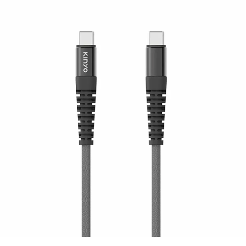 【KINYO】Type-C To Type-C PD 100W超快充數據線 (USB-TYC)