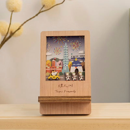 遊木時光 woodtime 微風景手機架