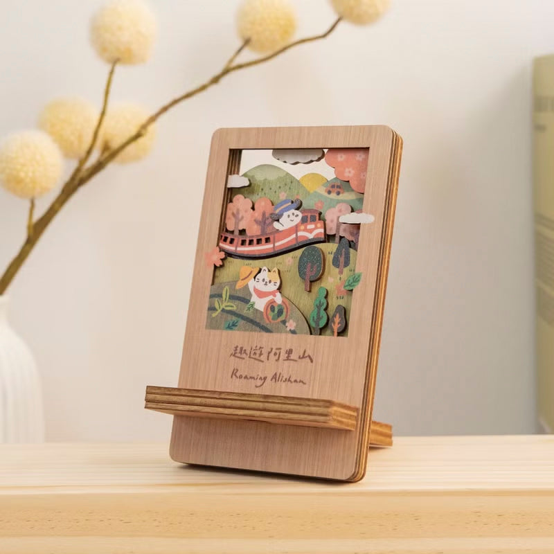 遊木時光 woodtime 微風景手機架