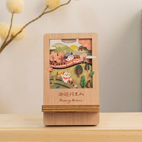 遊木時光 woodtime 微風景手機架