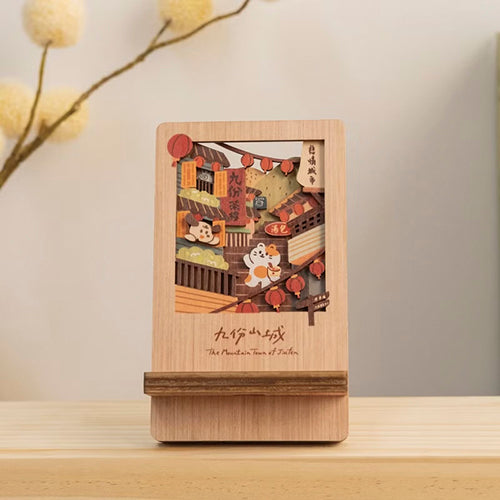 遊木時光 woodtime 微風景手機架