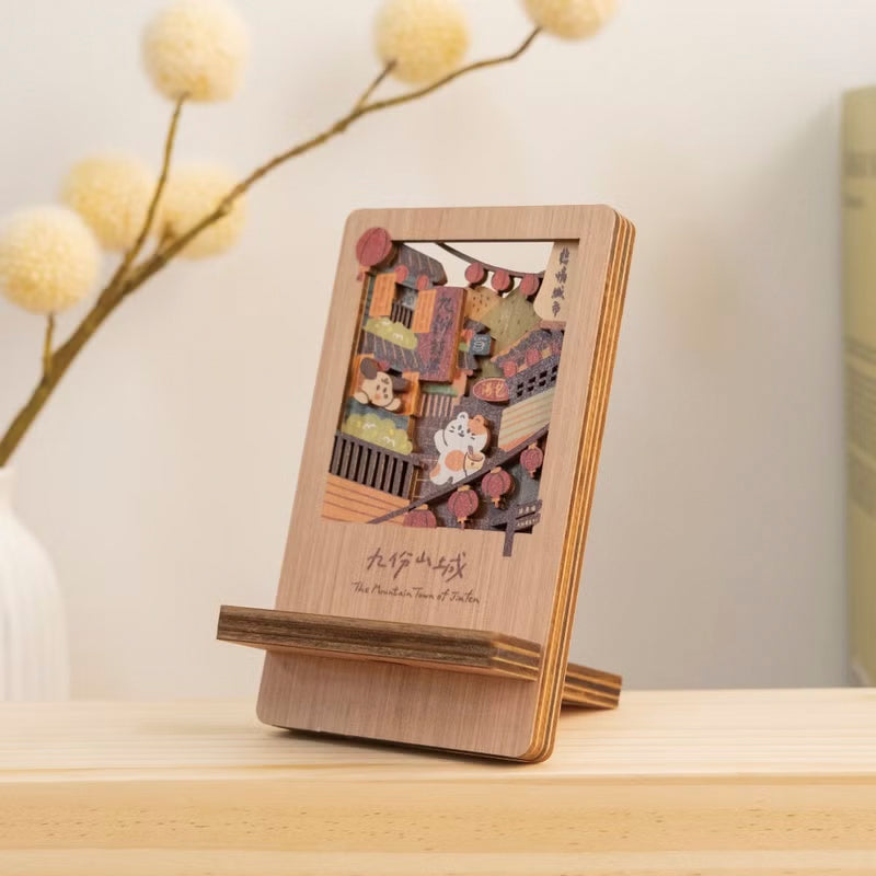 遊木時光 woodtime 微風景手機架