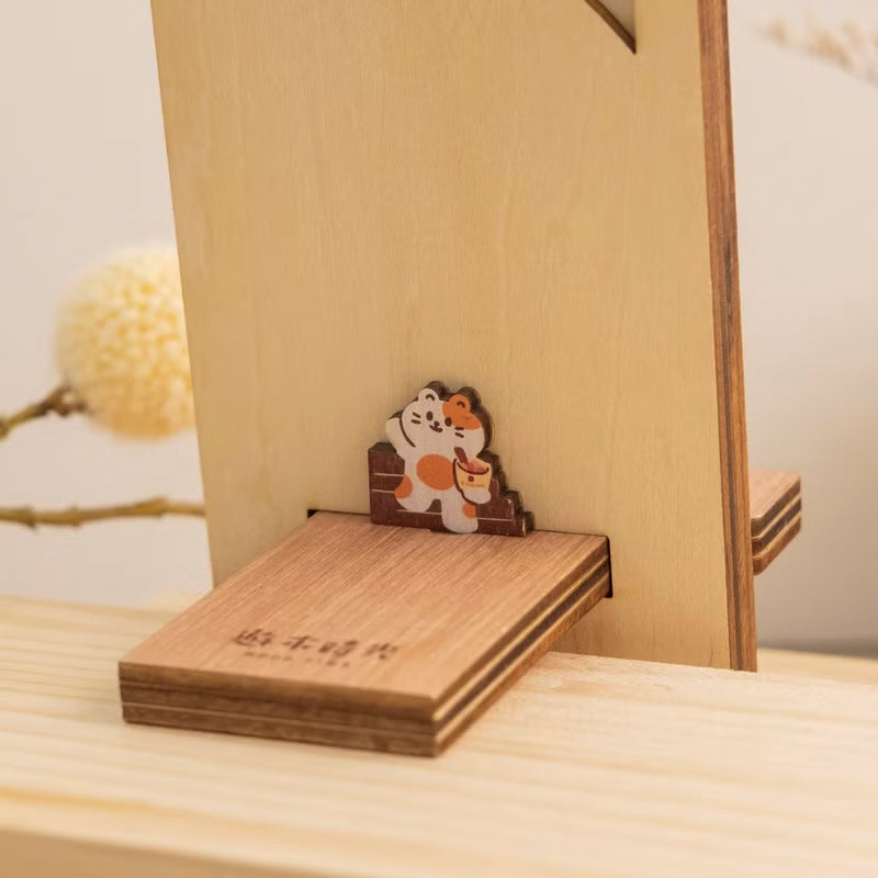 遊木時光 woodtime 微風景手機架