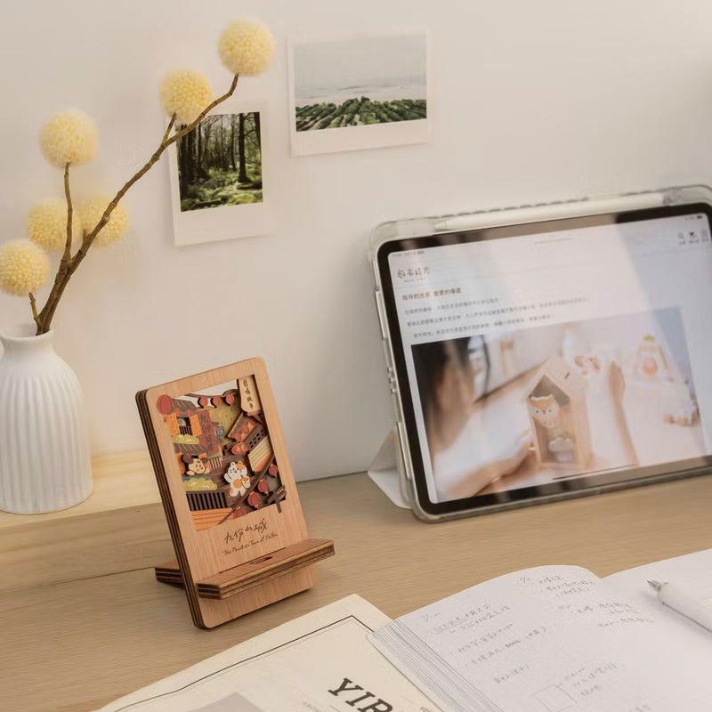 遊木時光 woodtime 微風景手機架