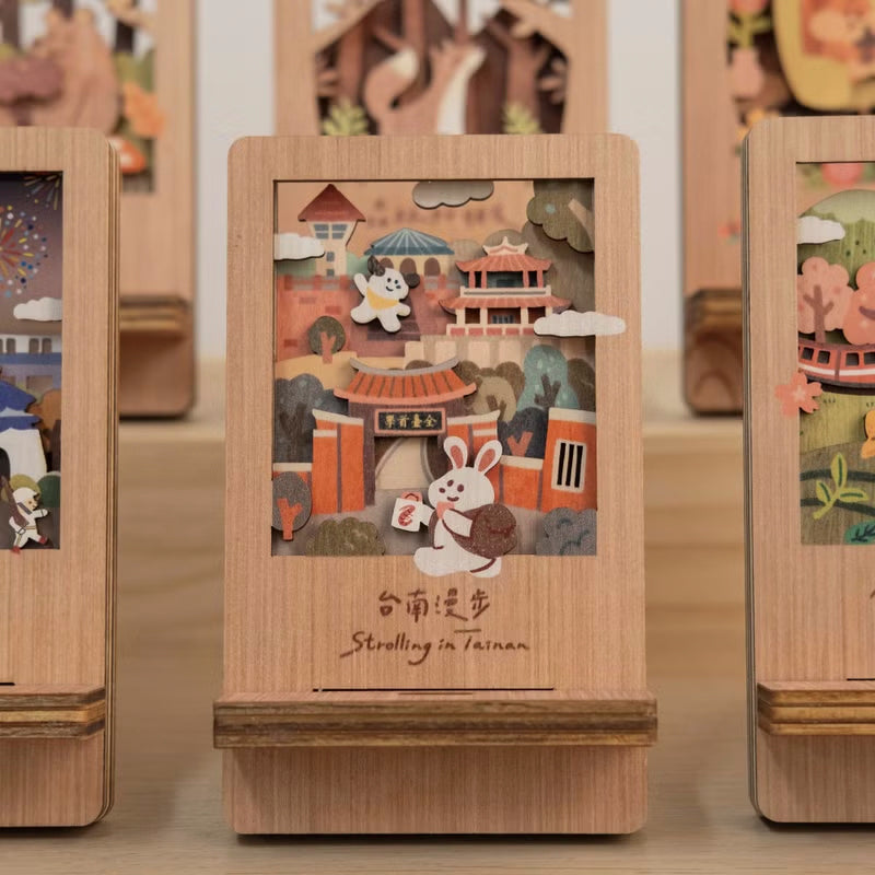 遊木時光 woodtime 微風景手機架