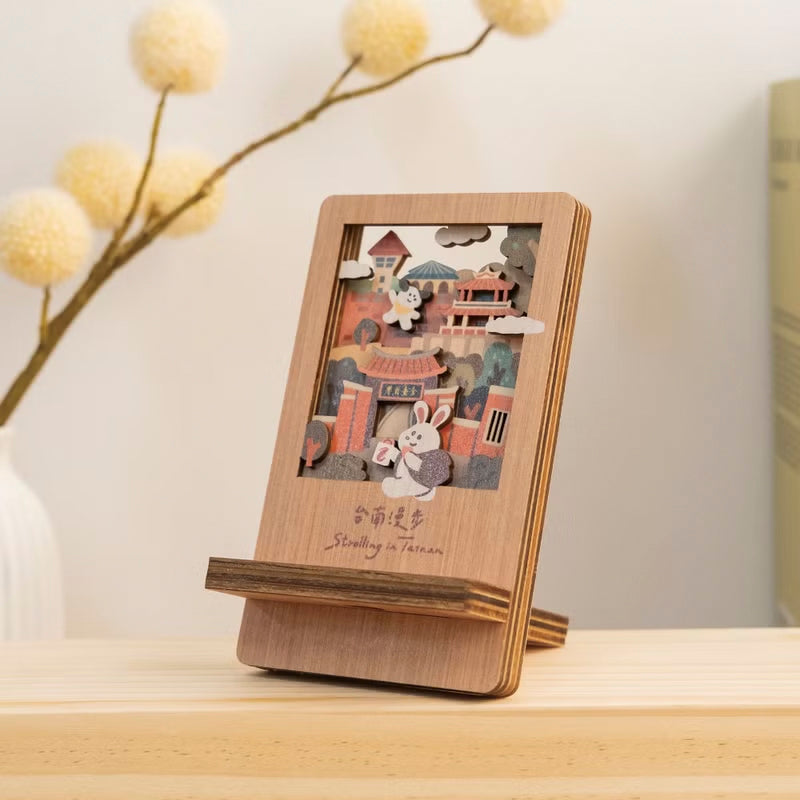 遊木時光 woodtime 微風景手機架