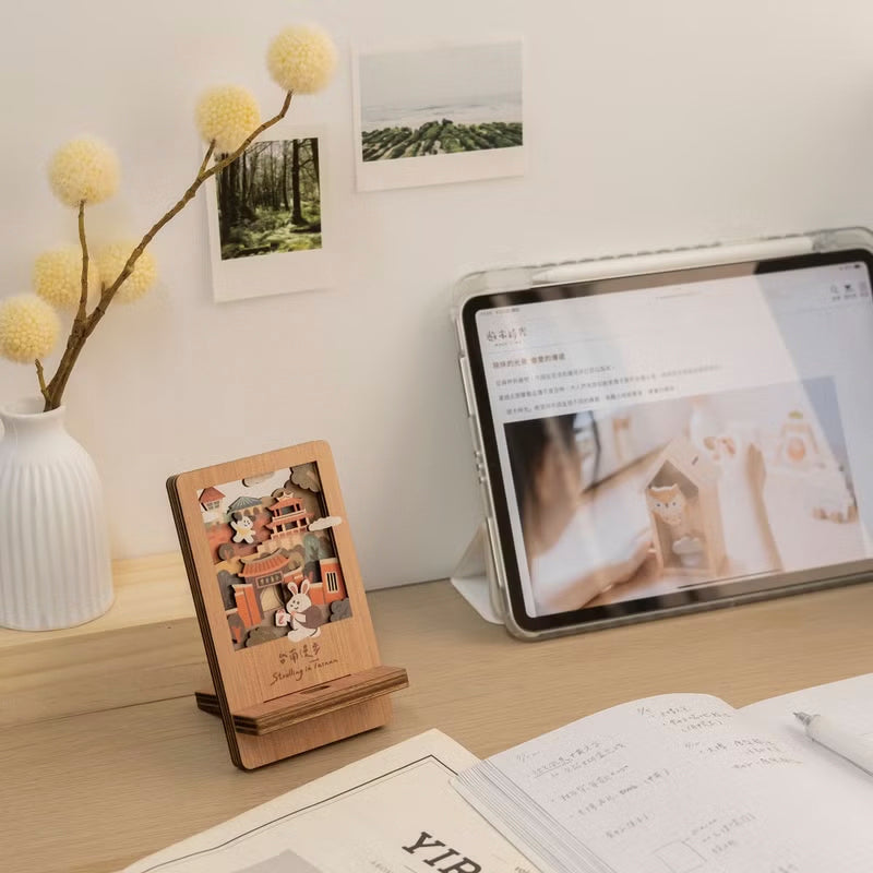 遊木時光 woodtime 微風景手機架