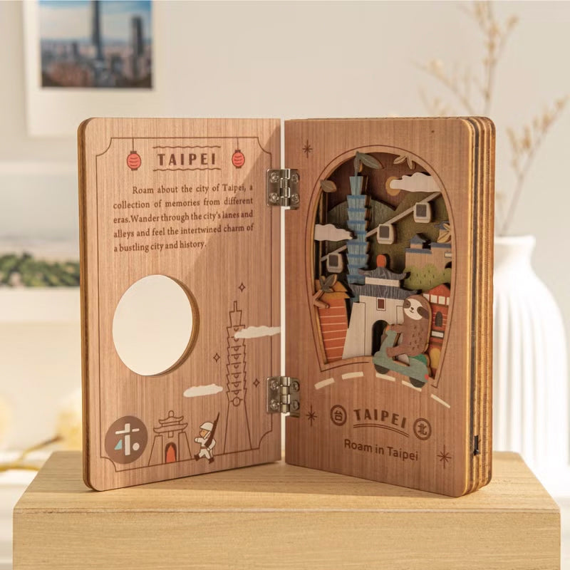 遊木時光 woodtime 繪本小夜燈