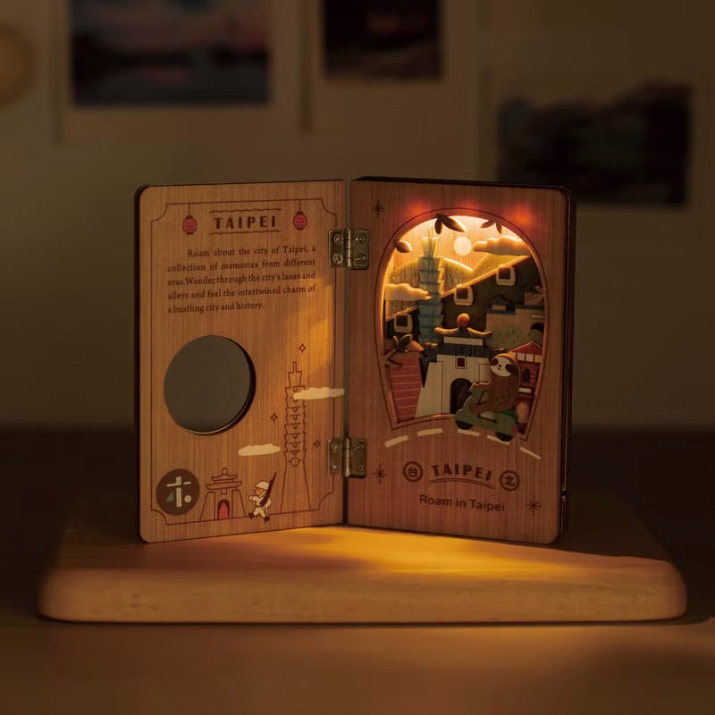 遊木時光 woodtime 繪本小夜燈