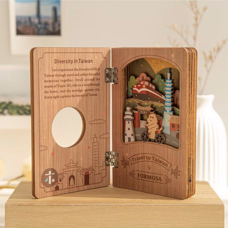 遊木時光 woodtime 繪本小夜燈