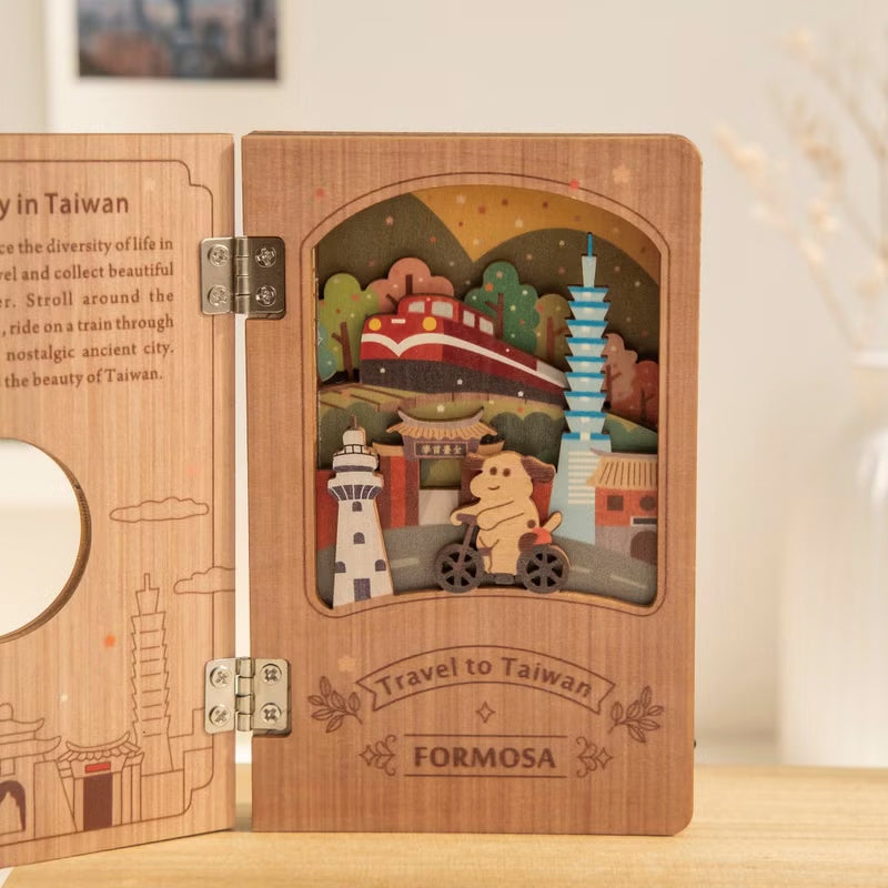 遊木時光 woodtime 繪本小夜燈